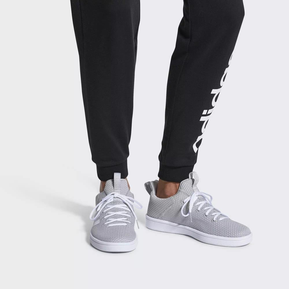 Adidas Cloudfoam Advantage Adapt Tenis Grises Para Mujer (MX-31736)